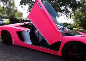 Доброта по-британски: Ричард Хаммонд прокатил ребёнка на розовом Lamborghini  