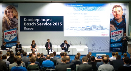 Компания Bosch собрала 150 представителей СТО Bosch Service на конференции во Львове