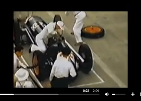 Питстоп F1 1950 года против 2013 (видео)