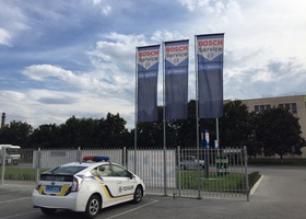 Bosch Service приступил к обслуживанию машин патрульной полиции во Львове и Полтаве