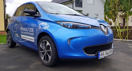 Электромобиль Renault ZOE как альтернатива дизельному Volkswagen Golf