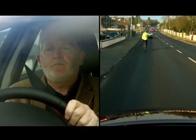 Как делить дорогу с велосипедистами (видео)