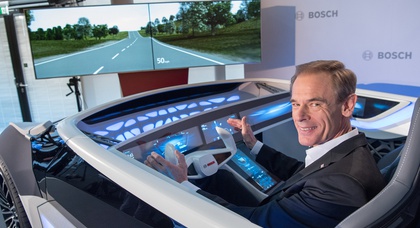 Автомобили ближайшего будущего: футуристический, но реалистичный прогноз от председателя правления Bosch Фолькмара Деннера