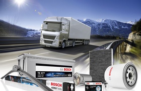 Сезонное техобслуживание и запасные части Bosch для безопасной и беспроблемной эксплуатации грузовых автомобилей в зимний период