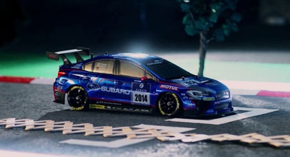 Subaru WRX STI против палочек от мороженого